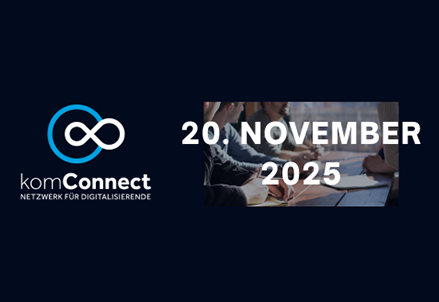Banner für komConnect am 20. November 2025